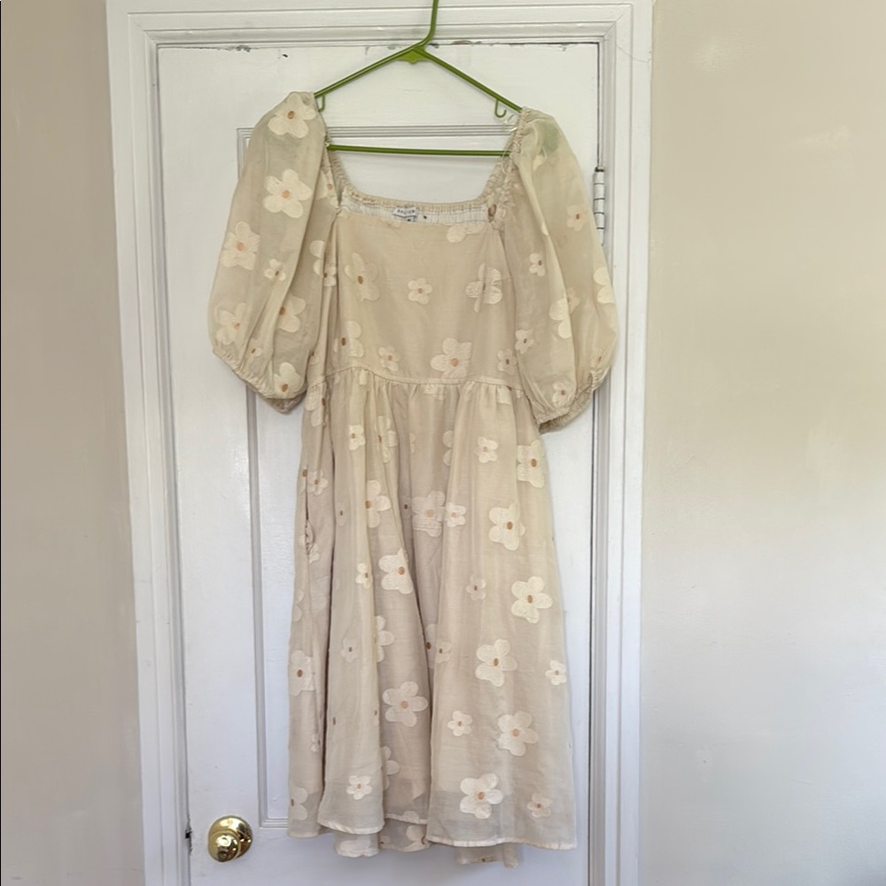 Floral Puff Sleeve Dress